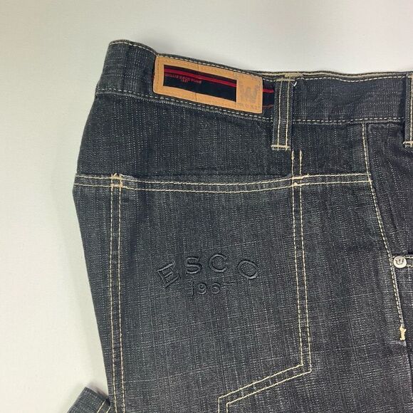 Duns Willie & Esco 90’s Style Men Black Jeans - Picture 5 of 7